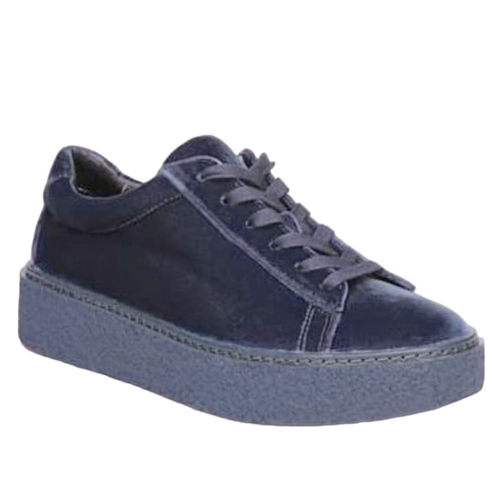 VINCE Neela Sneaker Velvet Low Top Platform Shoes size‎ 9.5